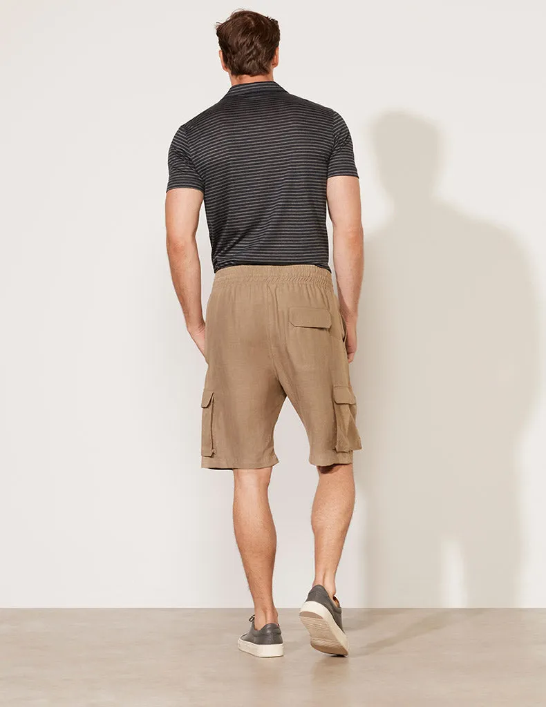 Drawstring Cargo Short
