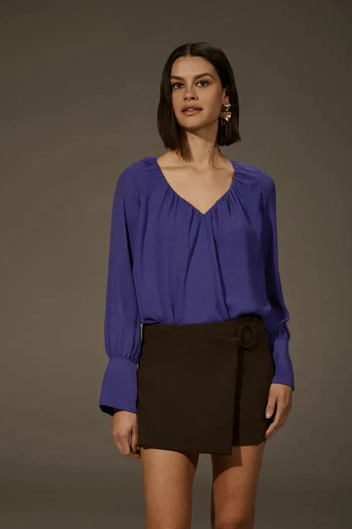 Meta Cuffed Blouse